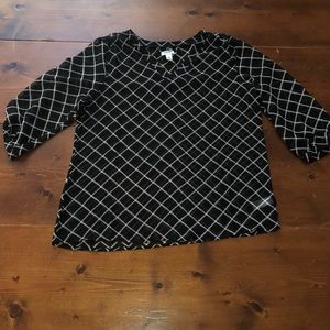 Old Navy sheer blouse